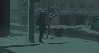 Image de Clip artiste Tyler "tempête de neige"