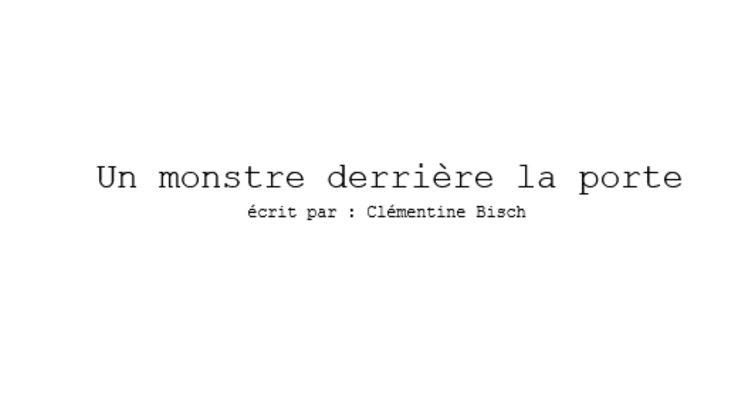 Image de Un monstre derrière la porte - Court métrage étudiant de première année